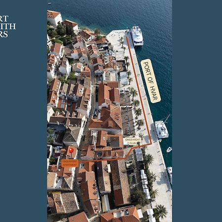 Fingerprint Central Apartment 5 Min From Center & Beach Hvar Town Bagian luar foto