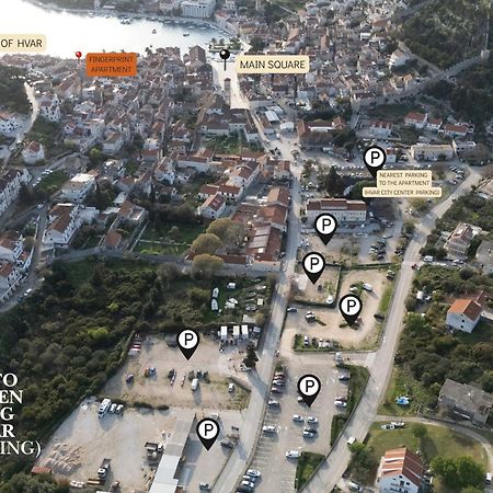 Fingerprint Central Apartment 5 Min From Center & Beach Hvar Town Bagian luar foto